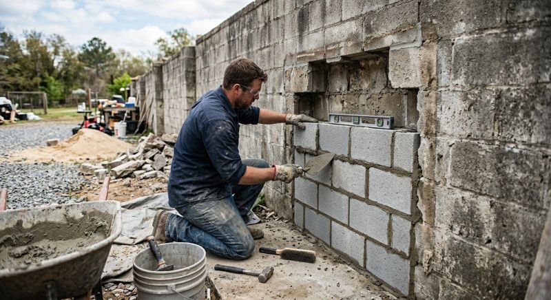 Block Masonry Repair in Hernando County, FL