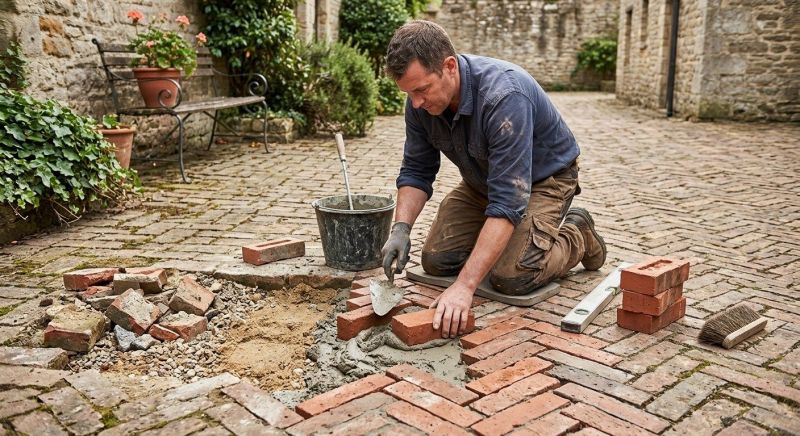 Brick Flatwork Repair in Lutz, FL