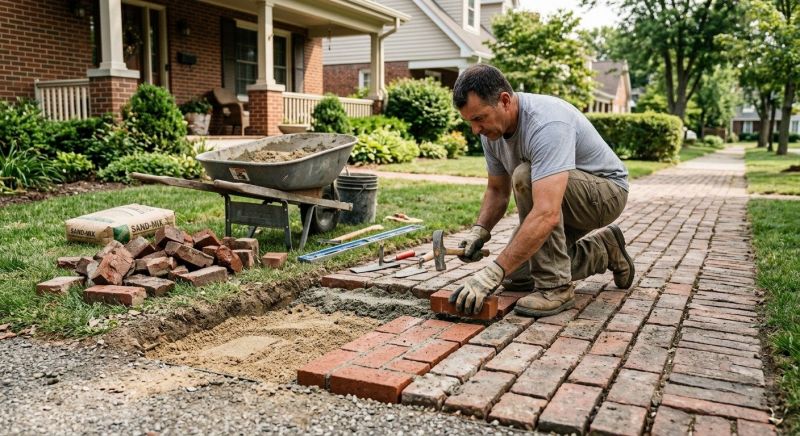 Brick Flatwork Repair in Lutz, FL