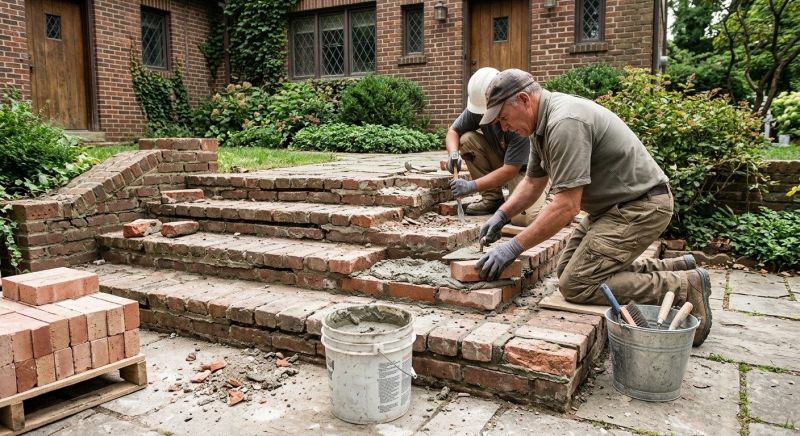 Brick Stairs Repair in Webster, FL