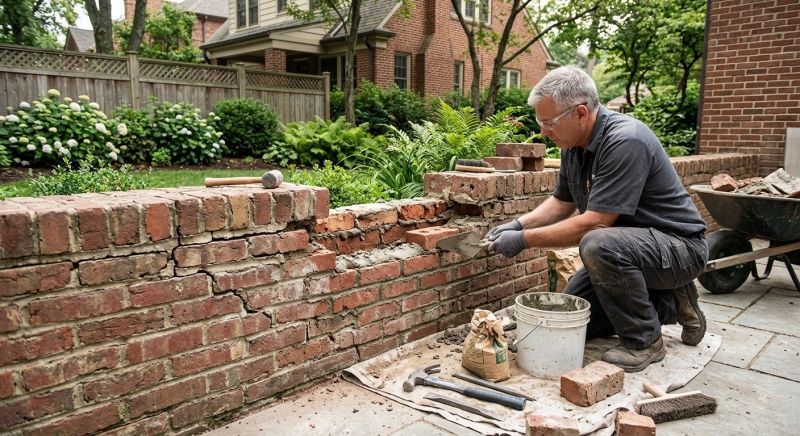 Brick Wall Repair in Inverness, FL