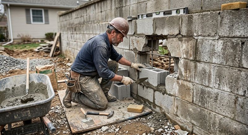Masonry Wall Repair in Hernando County, FL