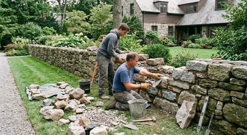 Rock Wall Repair in Hernando County, FL