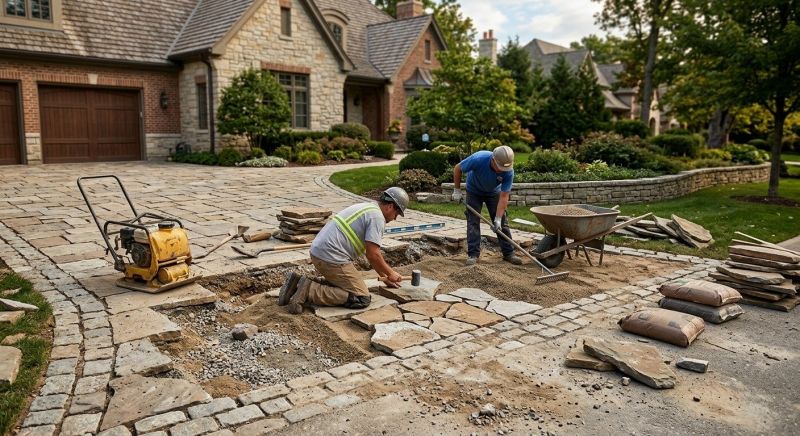 Stone Driveway Repair in Hernando County, FL