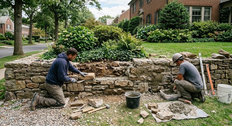 Stone Wall Repair in Homosassa, FL
