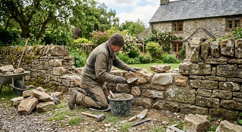 Stone Wall Repair in Lecanto, FL